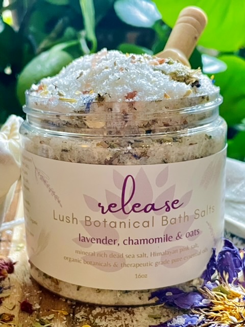 Lush Botanical Bath Salts Release Blend