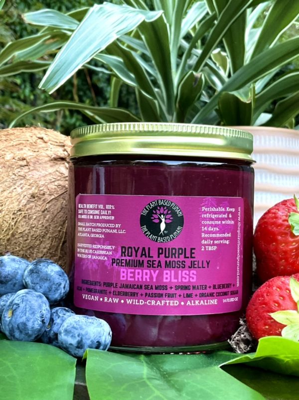 Pure Gold Premium Sea Moss Jelly Berry Bliss