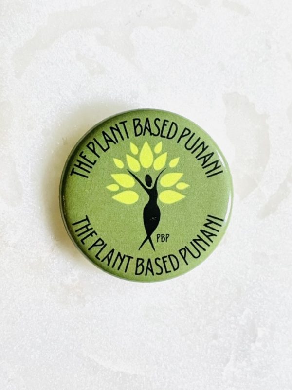 The Plant Based Punani Brand Logo Button